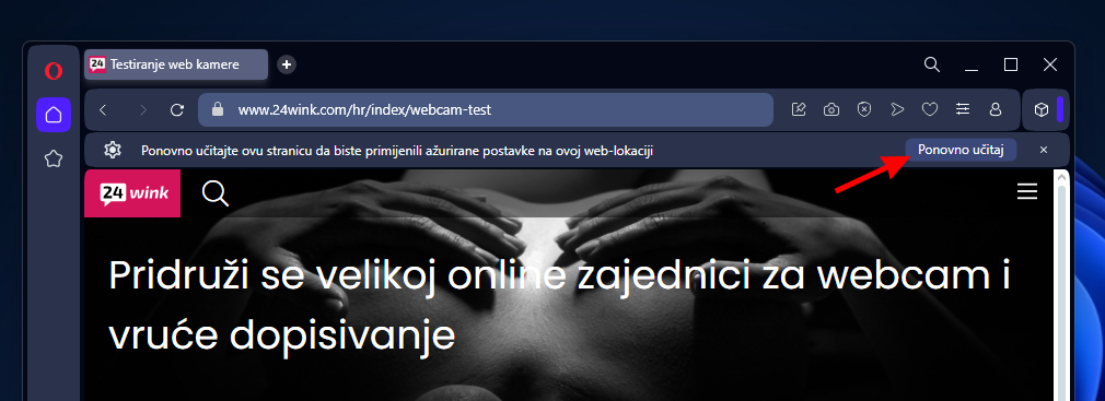 Opera Reset Permissions Reload